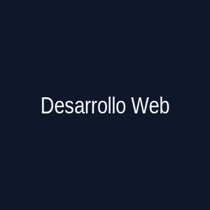Desarrollo Web