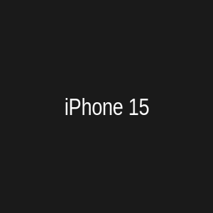 iPhone 15