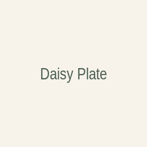 Daisy Plate