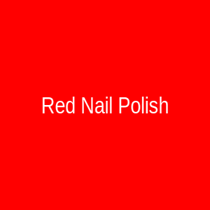 Red Nail Polish