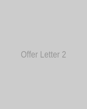 Sneha's offer letter
