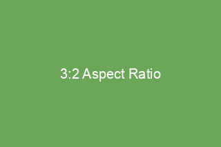 3:2 Aspect Ratio Example