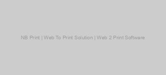NB Print | Web To Print Solution | Web 2 Print Software