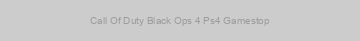 Call Of Duty Black Ops 4 Ps4 Gamestop