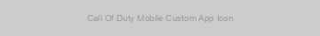 Call Of Duty Mobile Custom App Icon