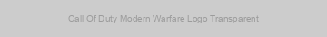Call Of Duty Modern Warfare Logo Transparent