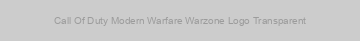 Call Of Duty Modern Warfare Warzone Logo Transparent