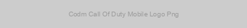 Codm Call Of Duty Mobile Logo Png