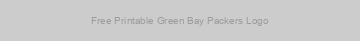 Free Printable Green Bay Packers Logo
