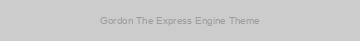 Gordon The Express Engine Theme