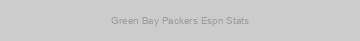 Green Bay Packers Espn Stats