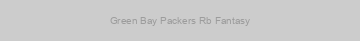 Green Bay Packers Rb Fantasy