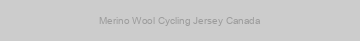 Merino Wool Cycling Jersey Canada