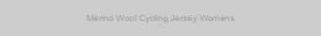 Merino Wool Cycling Jersey Womens