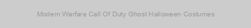 Modern Warfare Call Of Duty Ghost Halloween Costumes