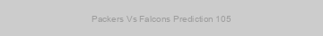 Packers Vs Falcons Prediction 105