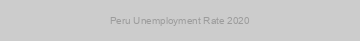 Peru Unemployment Rate 2020