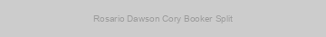 Rosario Dawson Cory Booker Split