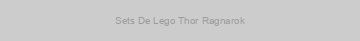 Sets De Lego Thor Ragnarok