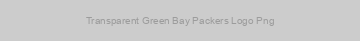 Transparent Green Bay Packers Logo Png