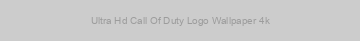 Ultra Hd Call Of Duty Logo Wallpaper 4k
