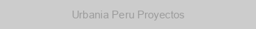Urbania Peru Proyectos