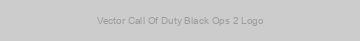 Vector Call Of Duty Black Ops 2 Logo