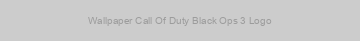 Wallpaper Call Of Duty Black Ops 3 Logo
