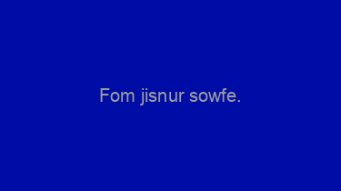 Fom+jisnur+sowfe.