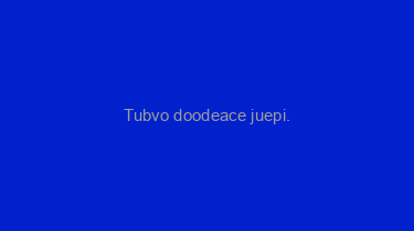 Tubvo+doodeace+juepi.