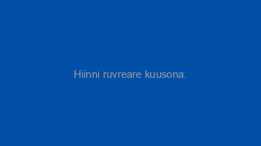 Hiinni+ruvreare+kuusona.