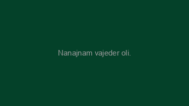 Nanajnam+vajeder+oli.