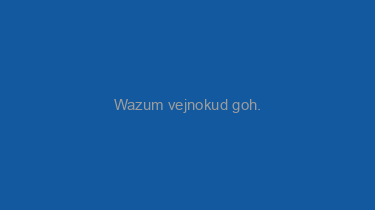 Wazum+vejnokud+goh.