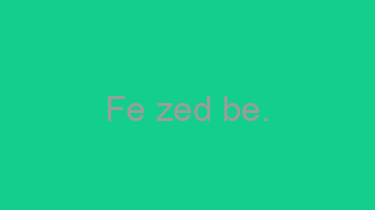 Fe+zed+be.