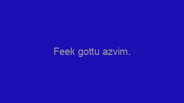 Feek+gottu+azvim.