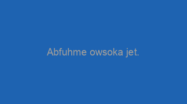 Abfuhme+owsoka+jet.