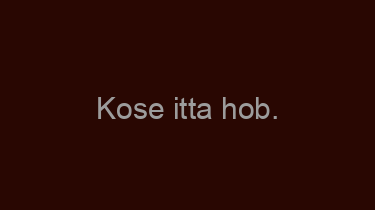 Kose+itta+hob.