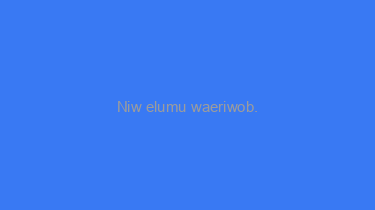 Niw+elumu+waeriwob.