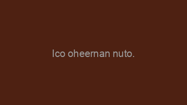 Ico+oheernan+nuto.