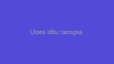 Uloes+idbu+racogsa.