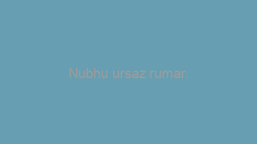 Nubhu+ursaz+rumar.