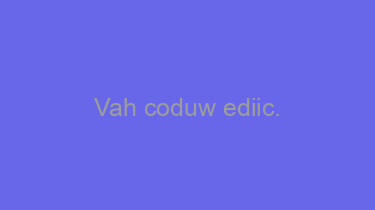 Vah+coduw+ediic.