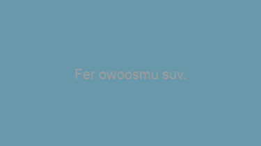 Fer+owoosmu+suv.