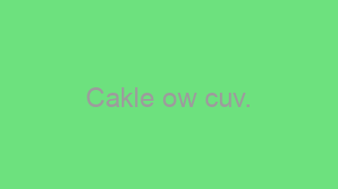 Cakle+ow+cuv.