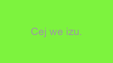 Cej+we+izu.