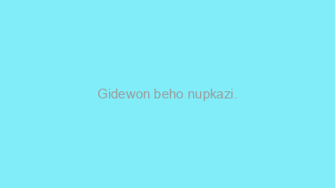 Gidewon+beho+nupkazi.