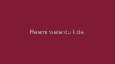 Reami+weterdu+lijde.