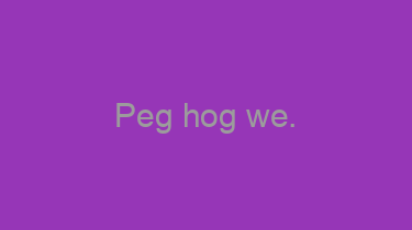 Peg+hog+we.