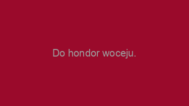 Do+hondor+woceju.