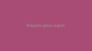 Bubgoele+gikop+neglido.